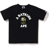 GLITCH WOODLAND CAMO COLLEGE TEE KIDS