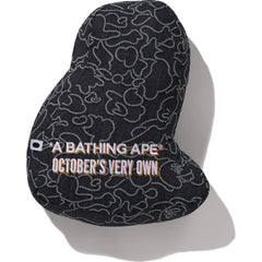BAPE X OVO NEON 1ST CAMO JACQUARD DENIM CUSHION