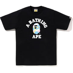 NEW MULTI CAMO COLLEGE TEE MENS